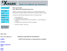 Tablet Screenshot of exemark.com